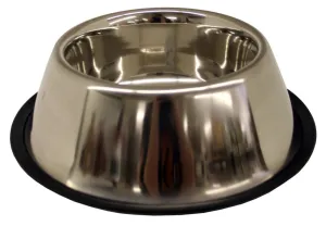 Non-Tip Stainless Steel Bowl, Spaniel Style, 32 oz