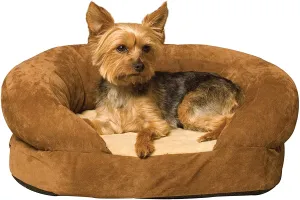 Orthopedic Dog Couch Bed - K&H Pet Products Ortho Bolster Sleeper Pet Bed