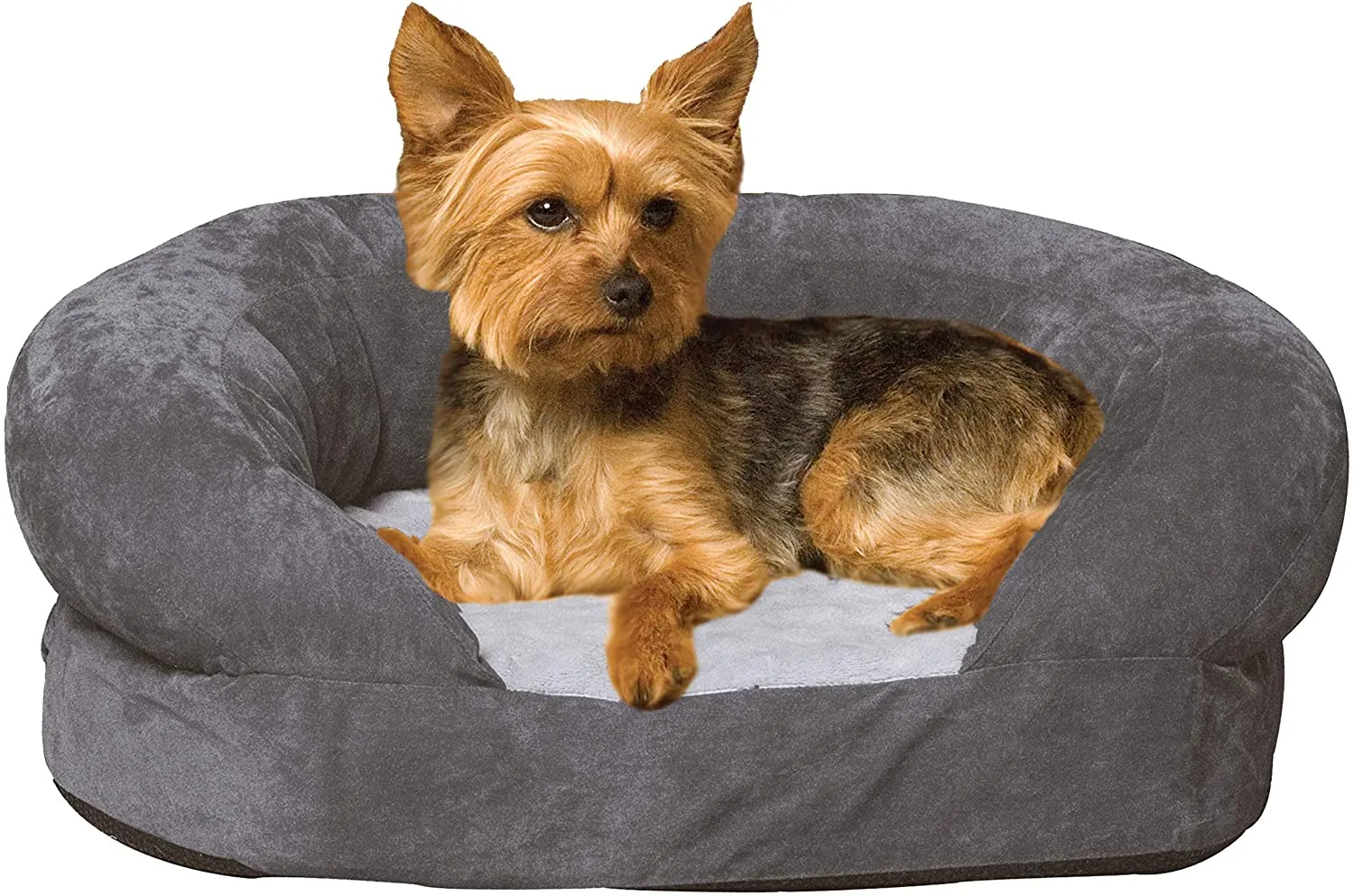 Orthopedic Dog Couch Bed - K&H Pet Products Ortho Bolster Sleeper Pet Bed