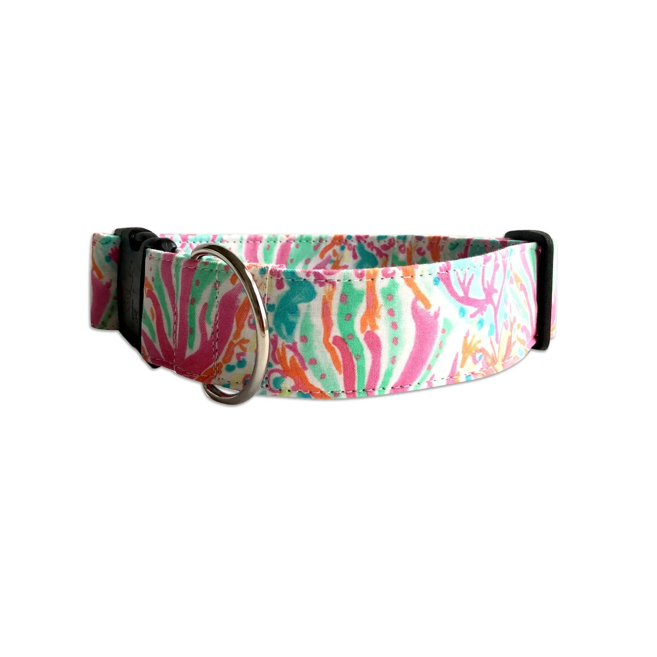 Personalized Dog Collar | Coral Beach Dog Collar | Duke and Fox®
