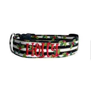 Personalized Dog Collar | Holly Jolly Christmas Collar | Duke & Fox®