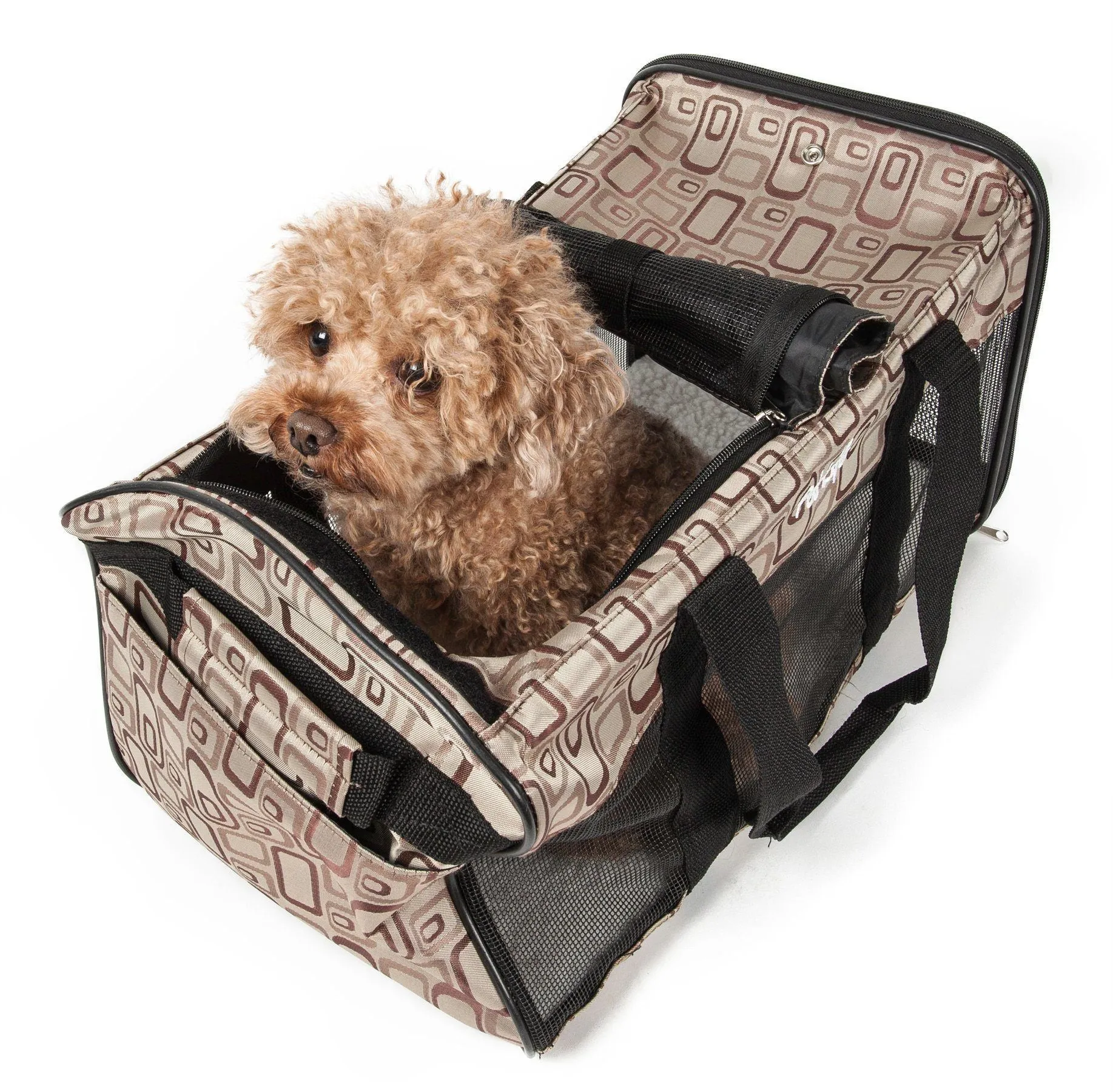 Pet Life ® 'Flightmax' Airline Approved Collapsible Folding Travel Pet Dog Carrier