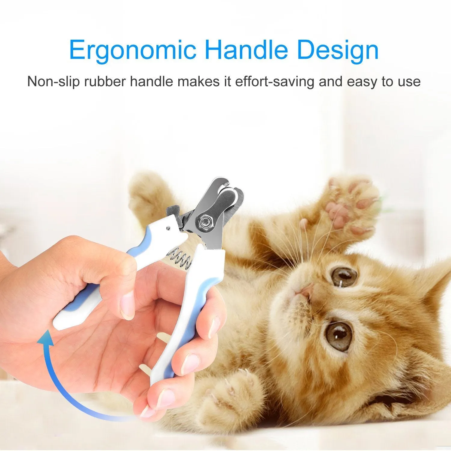 Pet Nail Toe Stainless Steel Trimmer with Nail File