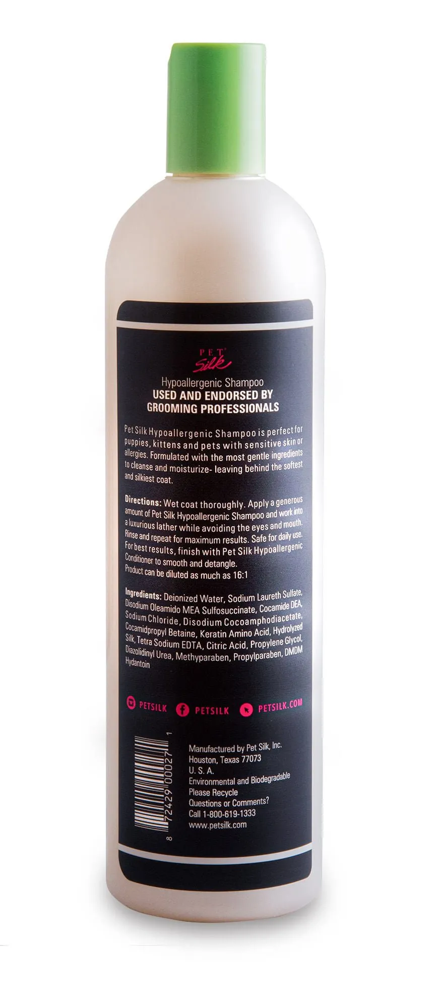 Pet Silk Hypoallergenic Tearless Shampoo