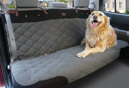 Premium Bench Pet Seat Cover - Green or Grey - 56" W