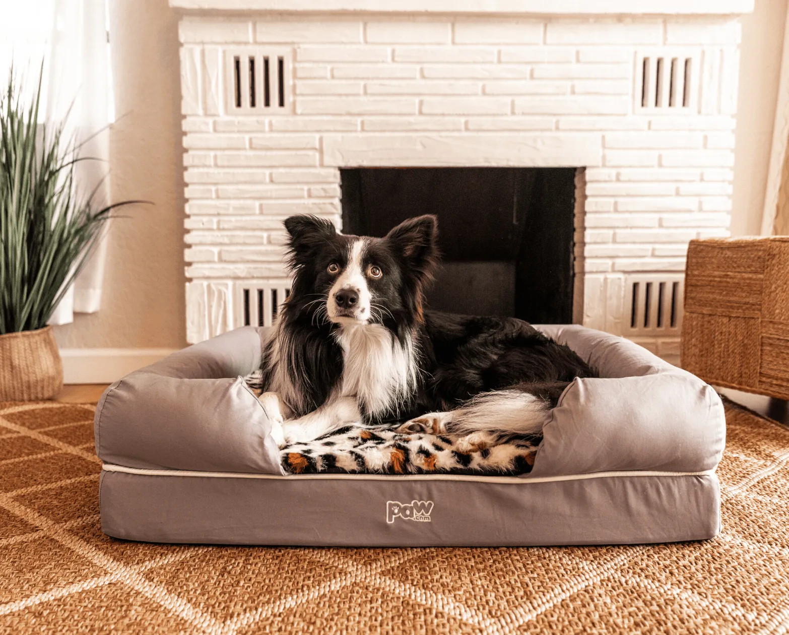 PupLounge™ Topper - Cheetah Faux Print (Bed Not Included)