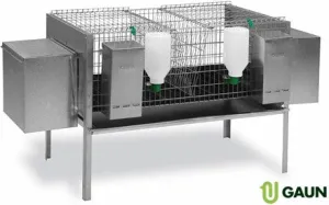 RABBIT CAGE 2 COMPARTMENT