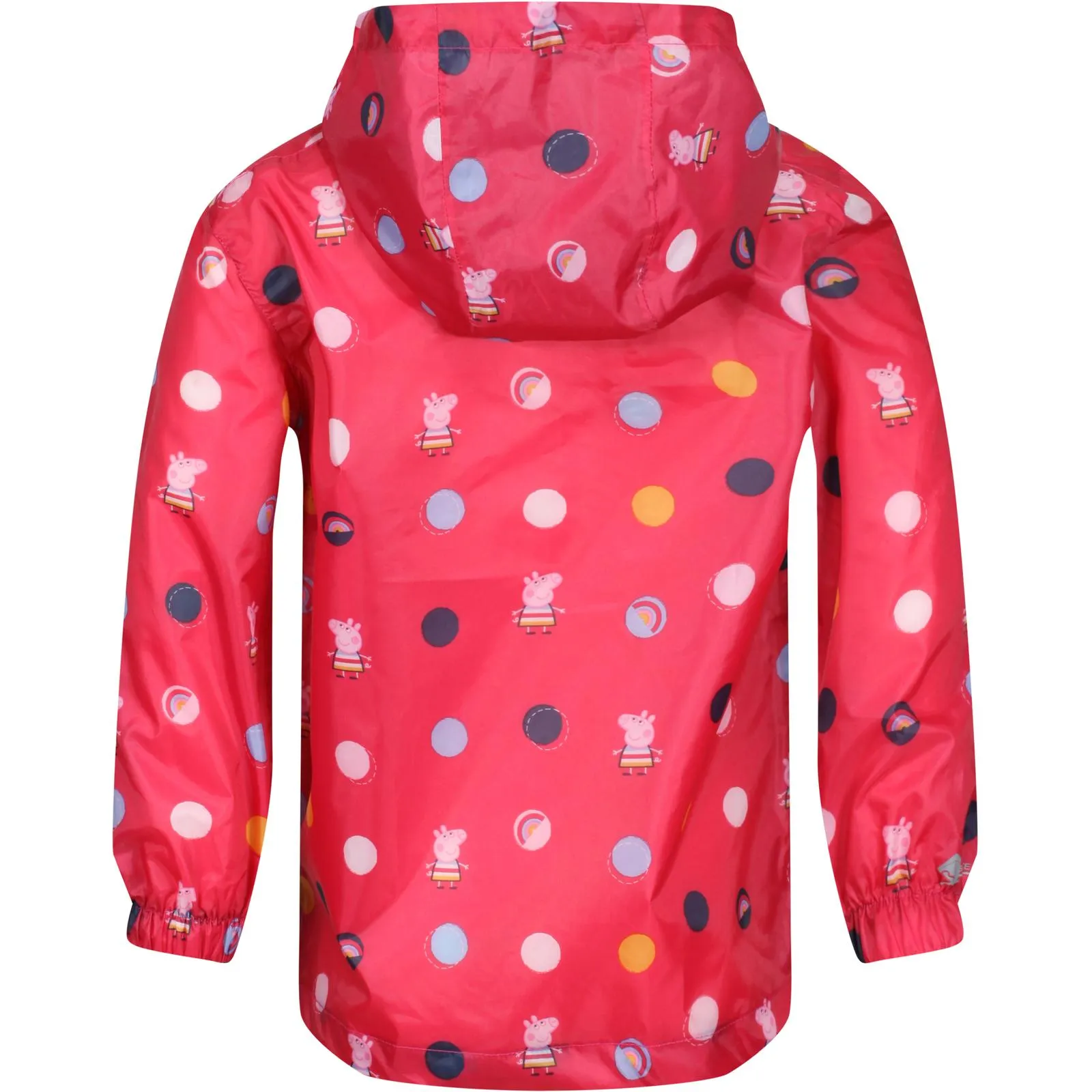 Regatta Kids Peppa Pig Waterproof Pack-It Zip Up Jacket