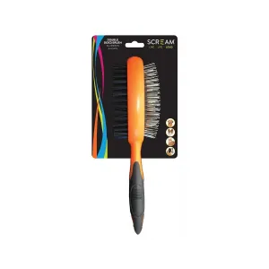 Scream Double Sided Brush Loud Orange