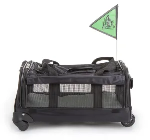 Sherpa Ultimate On Wheels Airline Approved Travel Pet Carrier - Black - Large