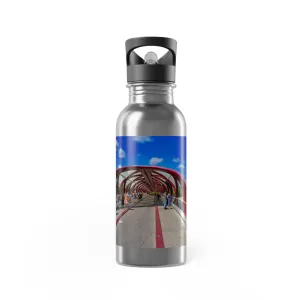 Stainless Steel Water Bottle With Straw, 20oz - Calgary Peace Bridge