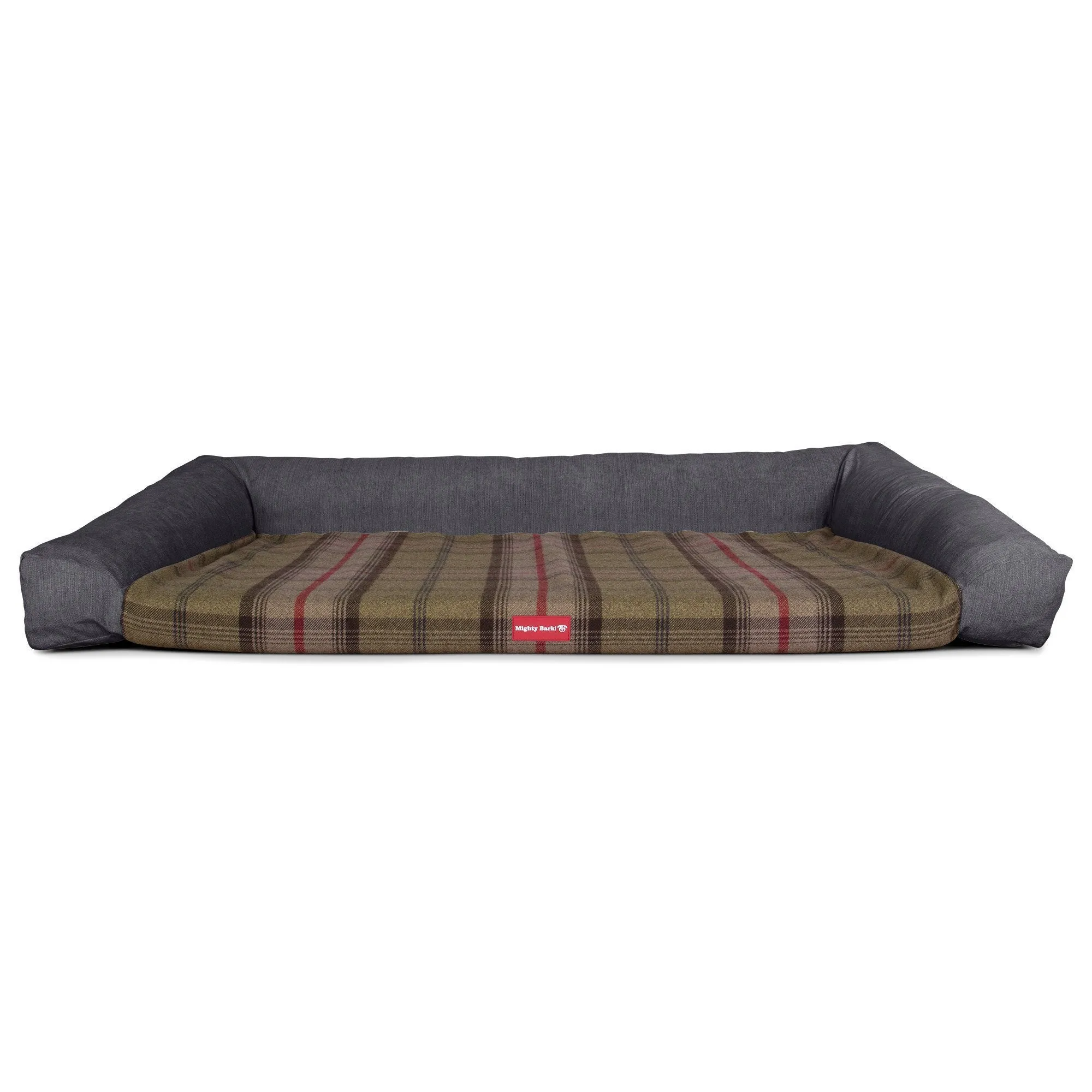 The Sofa - Orthopedic Memory Foam Sofa Dog Bed - Tartan Hunter
