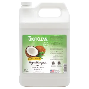 TropiClean Gentle Coconut Hypoallergenic Puppy & Kitten Shampoo