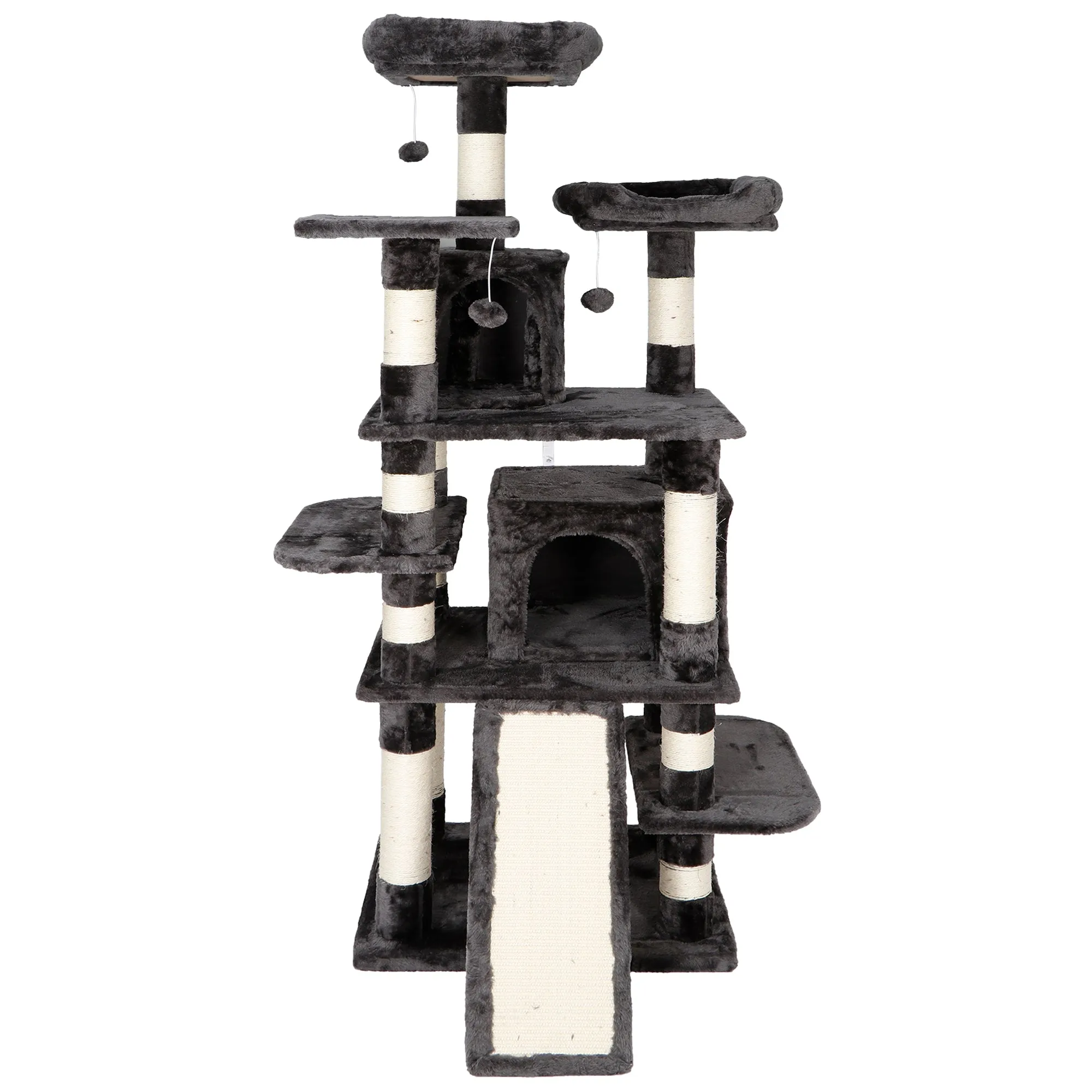 ZENY™ 67in Cat Trees with Sisal Scratching Posts Perches and Condo