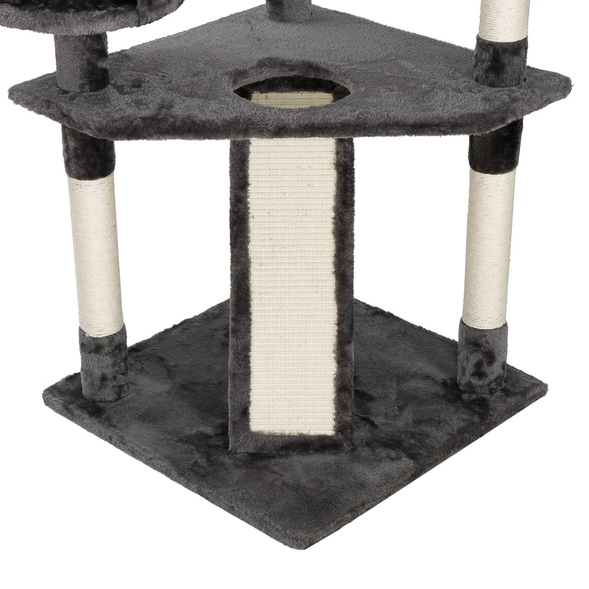 ZENY™ 79in Cat Trees with Sisal Scratching Posts Perches and Condo, Multi-Level Cat Tower Furniture