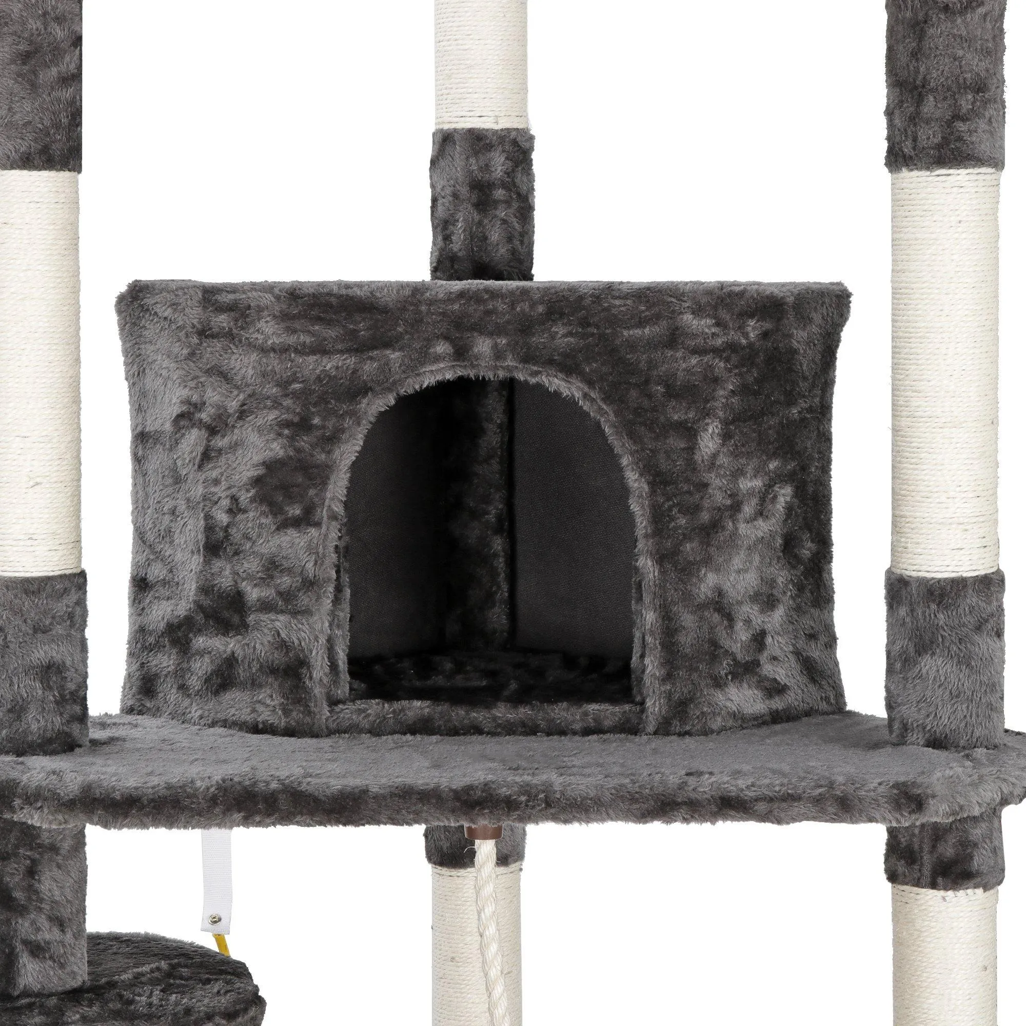 ZENY™ 79in Cat Trees with Sisal Scratching Posts Perches and Condo, Multi-Level Cat Tower Furniture